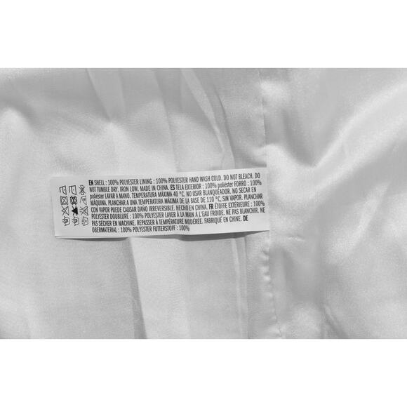 B0 Auth ENDLESS ROSE White Tweed Peak Lapel Single Button Blazer Size XS - Picture 8 of 9